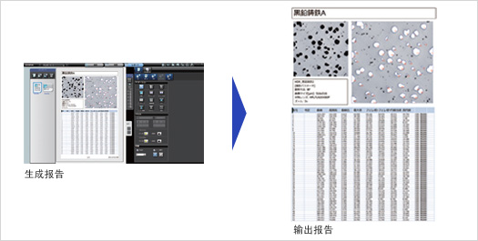 利用“ 報告功能” ， 迅速生成報告